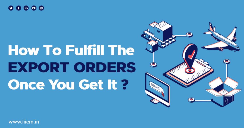 How to fulfill export order